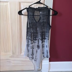Tie dye body suit